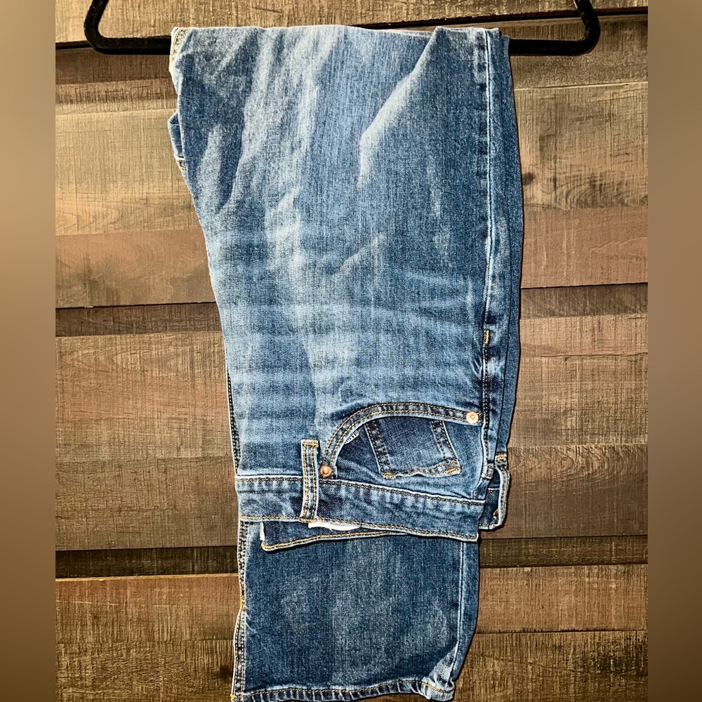 Vintage straight blue jeans